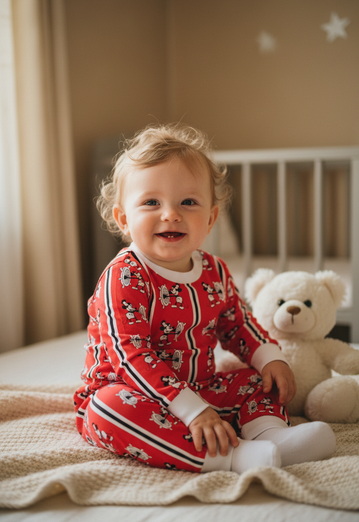 Ocean Baby Boys Mickey Themed Pyjamas (3M-10Yrs) Pj's