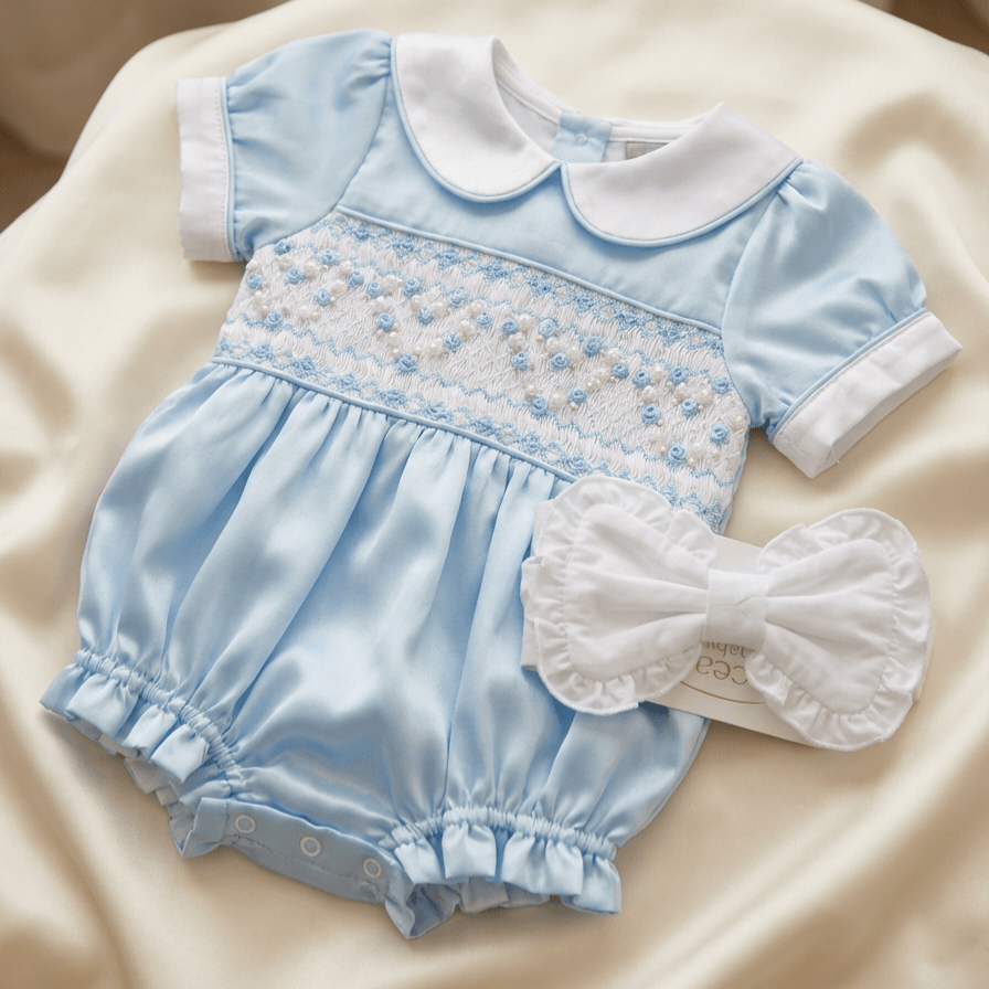 Ocean Baby Girls Topaz Lux Bubble Suit (NB-3Yrs)