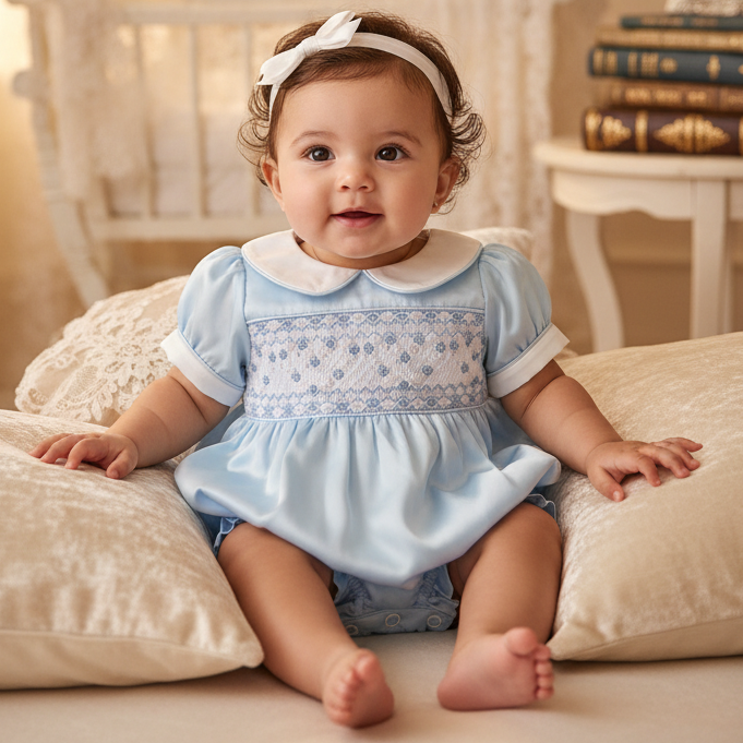 Ocean Baby Girls Topaz Lux Bubble Suit (NB-3Yrs)