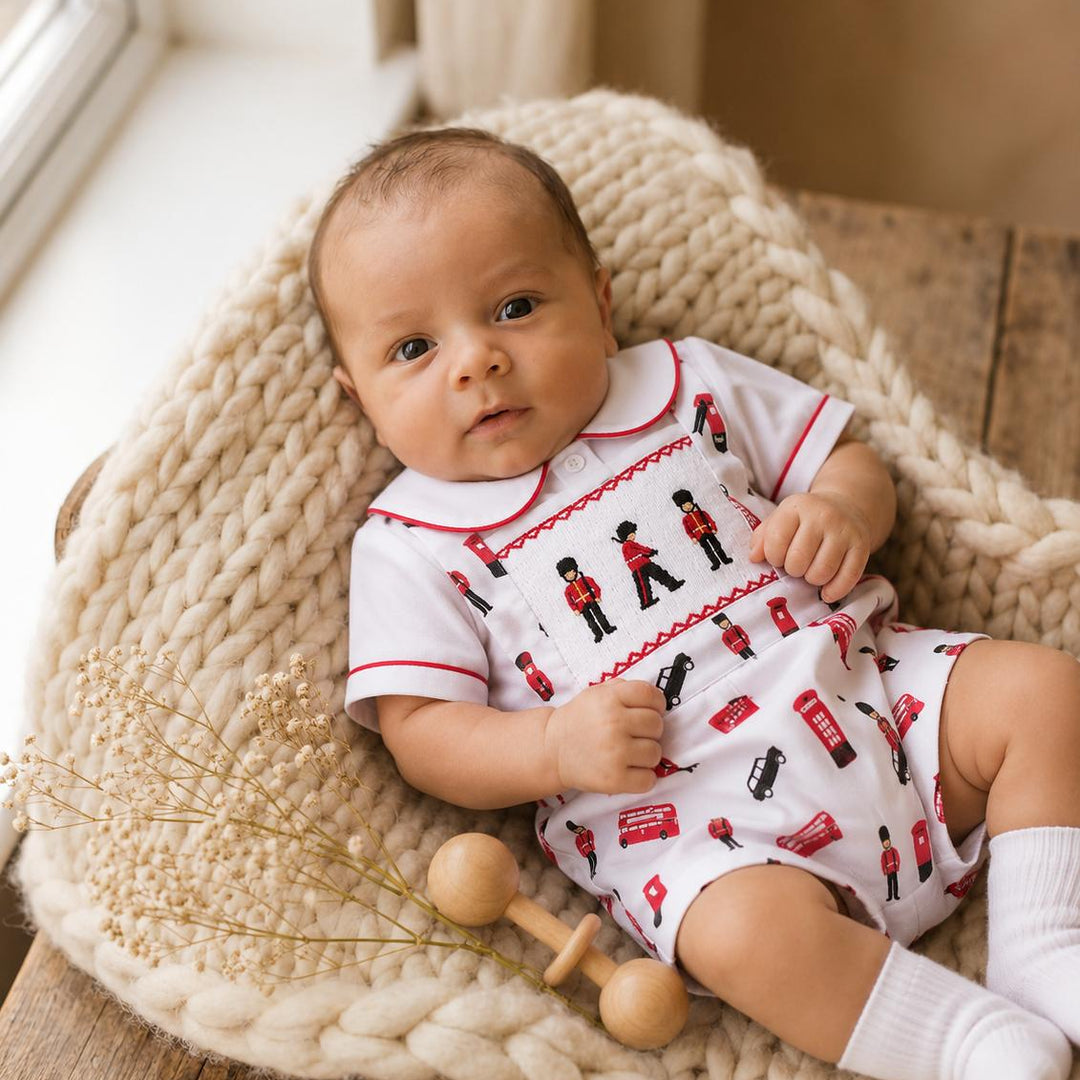 london soldier smocked baby boys clothing