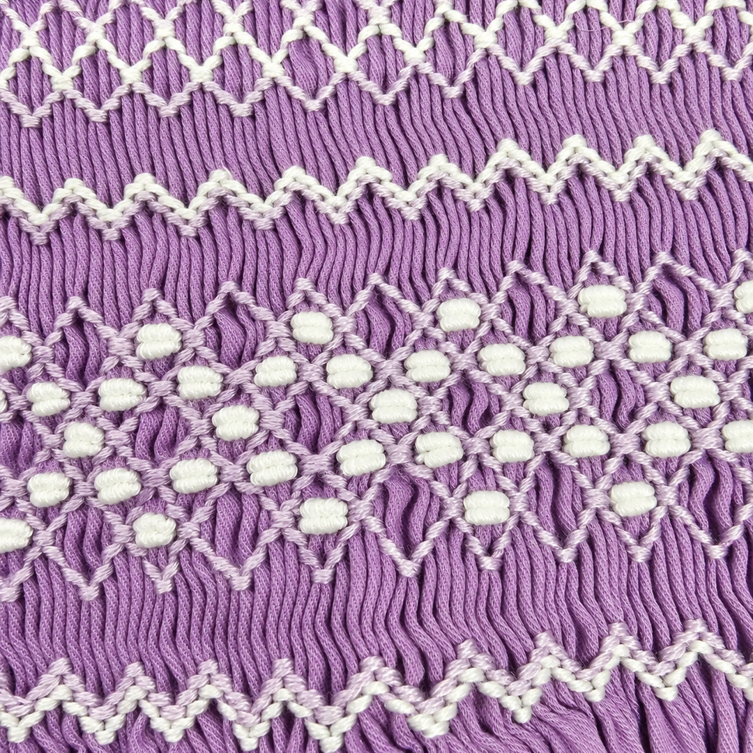 Ocean Baby Girls 'Winter Lavender' Sateen Smocked Petticoat Layered Dress - (NB-10Yrs)