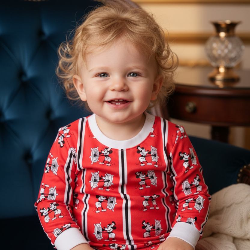 Ocean Baby Boys Mickey Themed Pyjamas (3M-10Yrs) Pj's