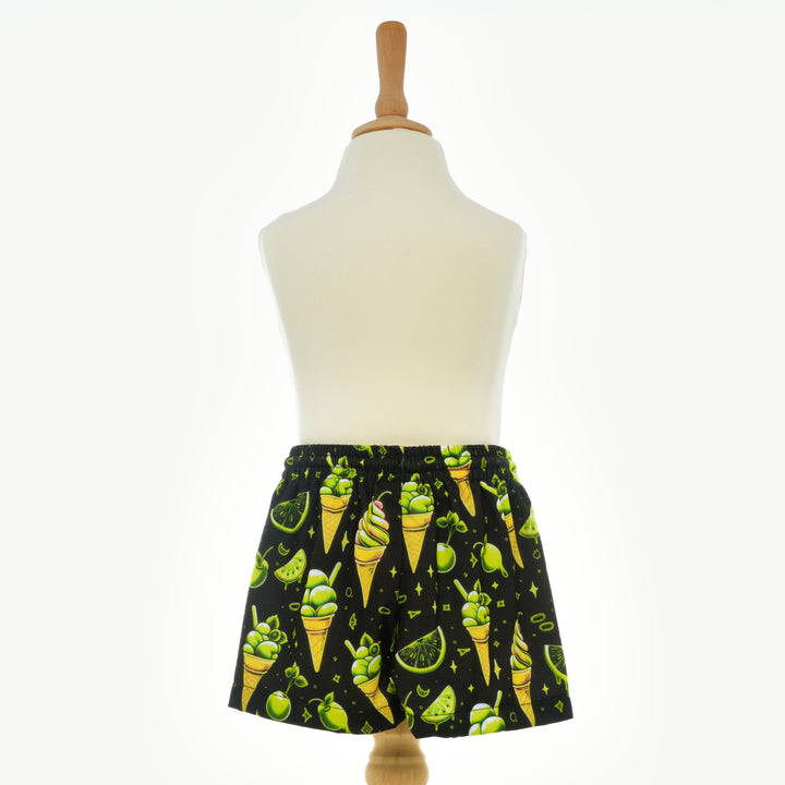neon retro kids swimwear baby swimshorts 