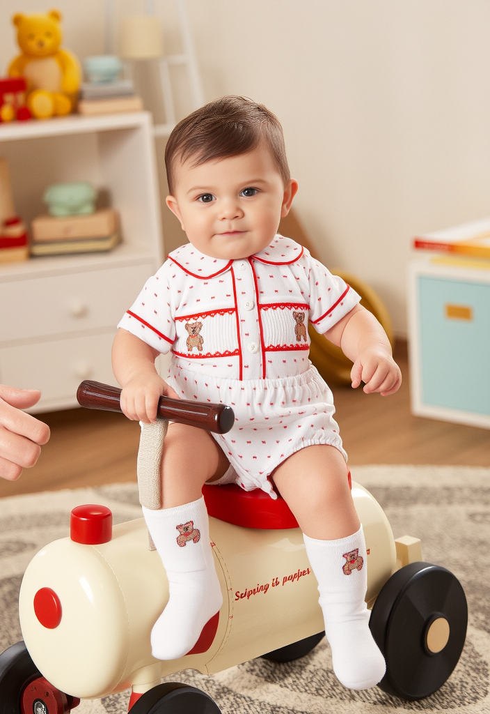 smocked luxury baby clothes 