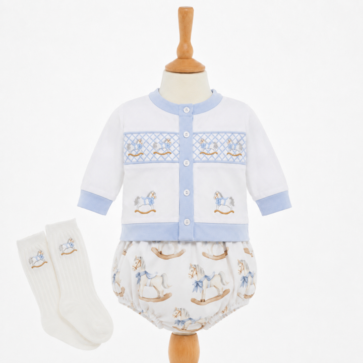 smocked luxury baby boys clothing UK