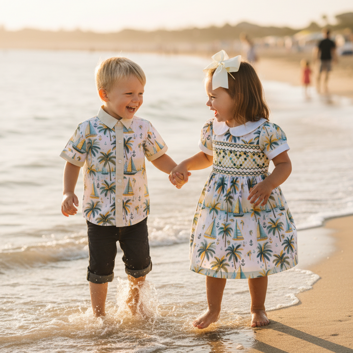 matching kids summer clothes 