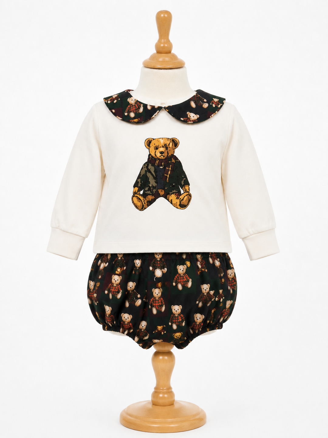 Ocean Baby Boys Trio Teddy Jumper & Jam Pants Set (NB-2Yrs)