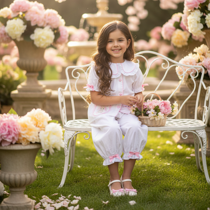 summer girls pjs lightweight