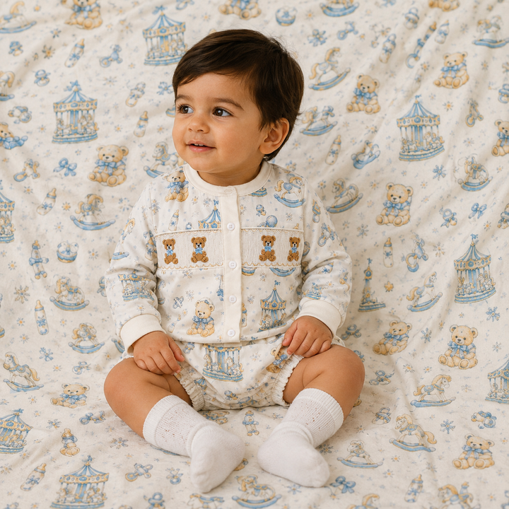 smocked baby boy asian clothing 