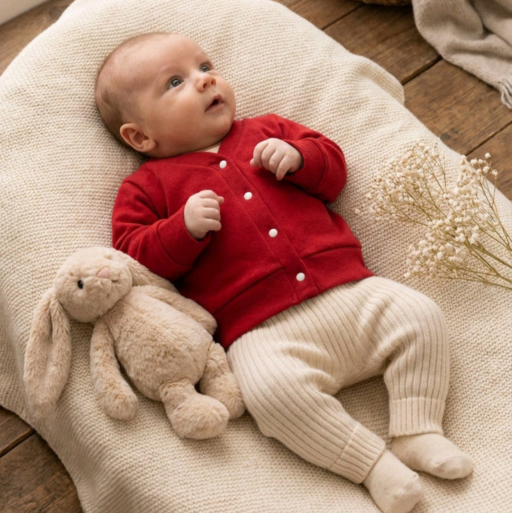 Ocean Baby Boys Cardigan Red (NB-4Yrs)