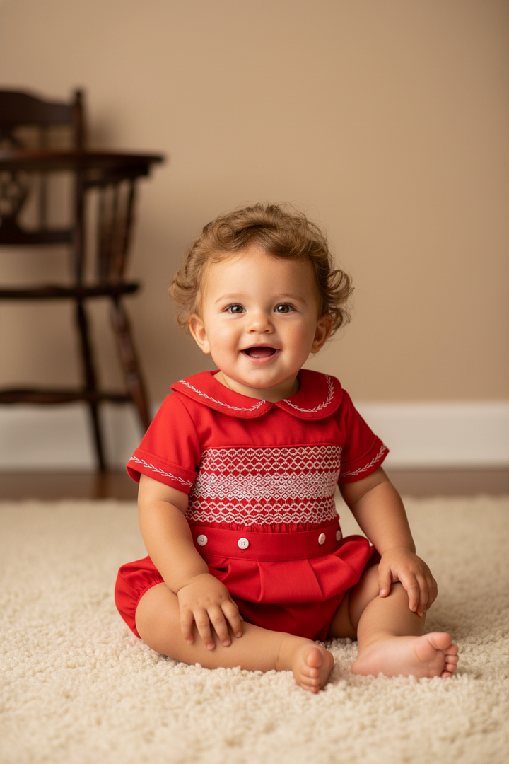 Ocean Baby Boys Exclusive Red Collection Buster Suit (NB-3Yrs)