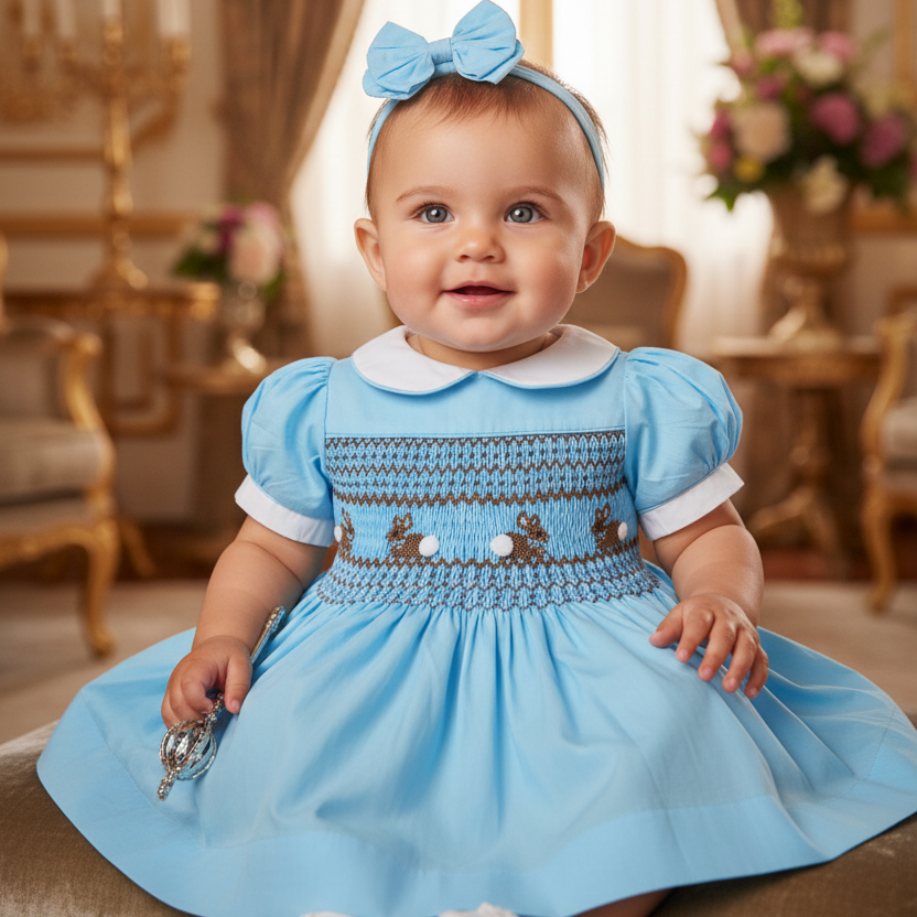 traditional smocked girls dresses 