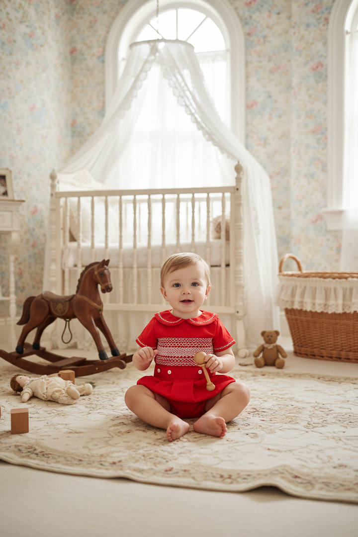 Ocean Baby Boys Exclusive Red Collection Buster Suit (NB-3Yrs)