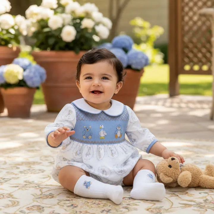 smocked baby boys clothing UK