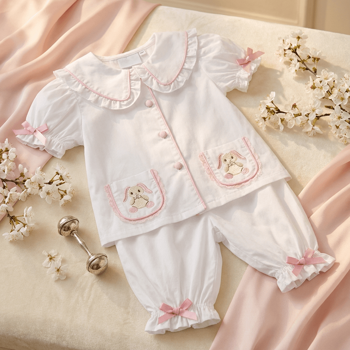 Ocean Baby Girls 'My Little Sugar Plum' Bunny Pyjamas (3M-10Yrs) Pjs
