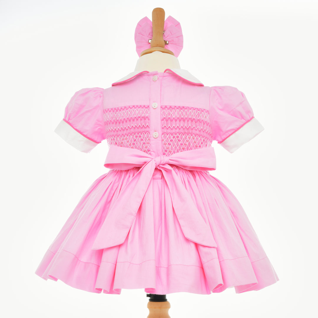 Ocean Baby Girls Barbie Sateen Smocked Petticoat Layered Dress - (NB-10Yrs)