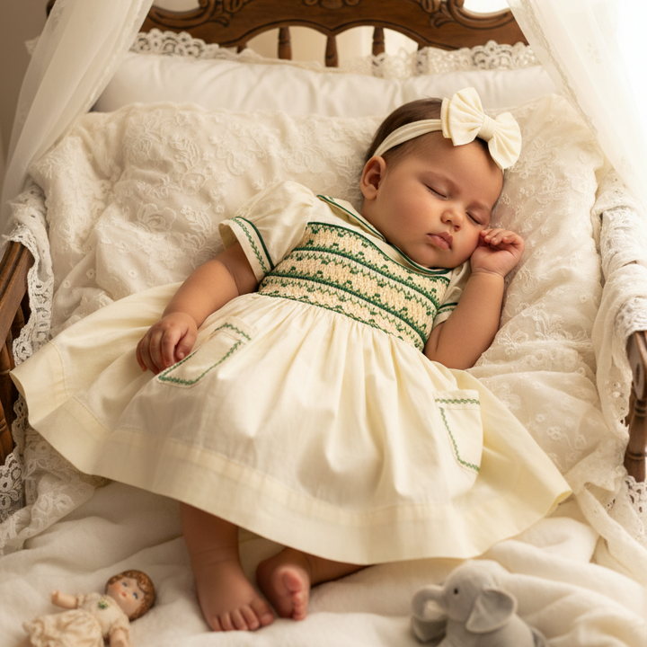 royal style old fashioned baby dresses luxury handmade clothing