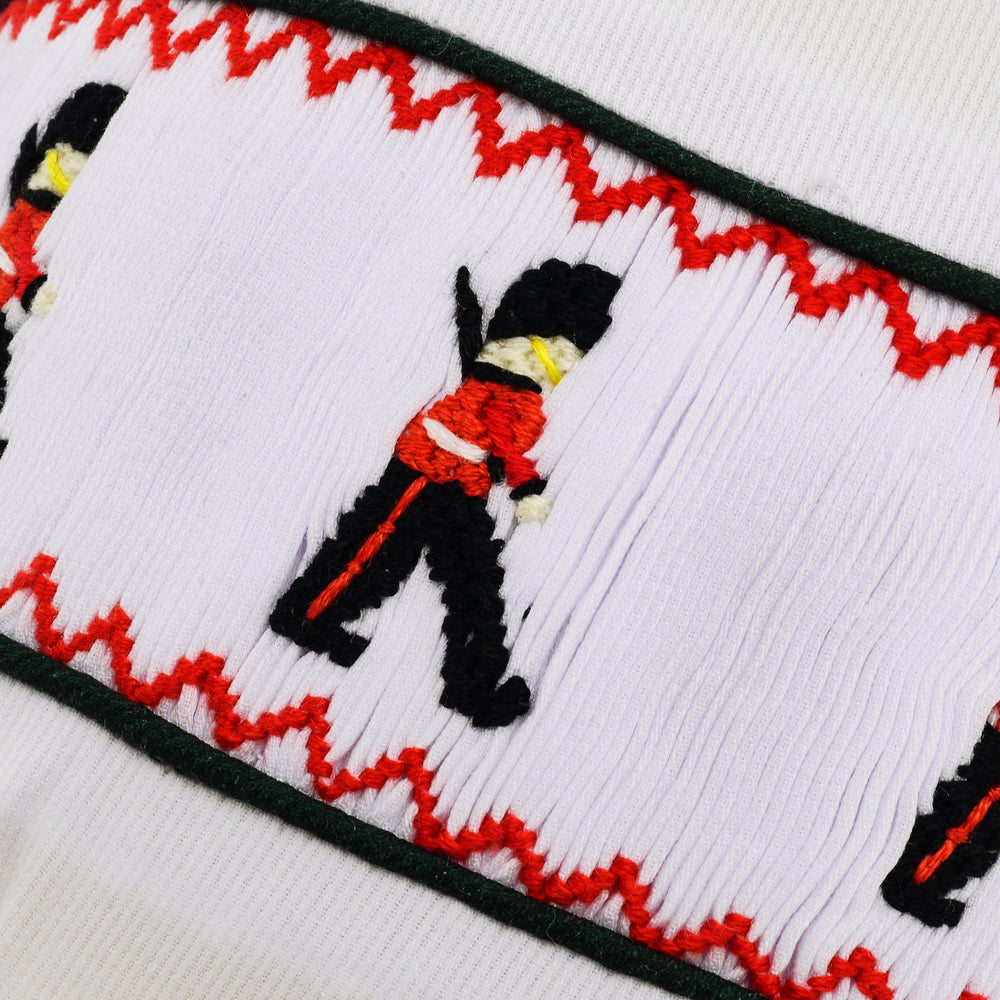 smocked soldier baby boys clothing 