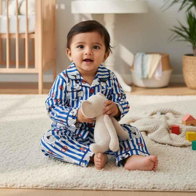 Ocean Baby Boys Mickey Smocked Pyjama Set (3M-8Yrs) Pjs