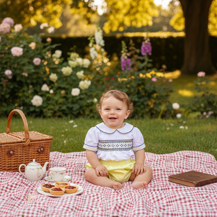 lemon cotton baby boys suit with soft fabric newborn to 2 years