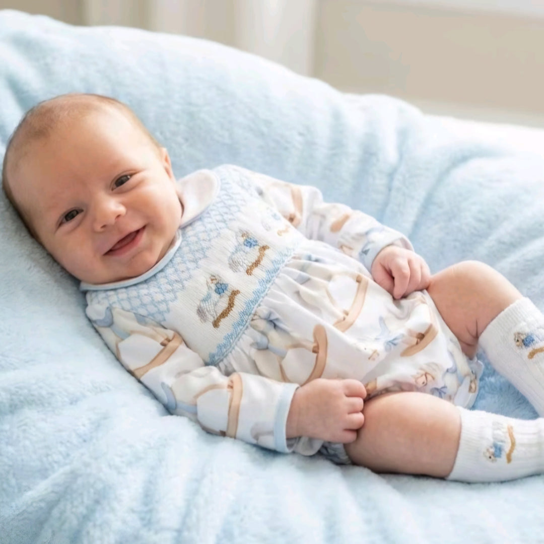 luxury smocked baby boys suit sets smocked bubble