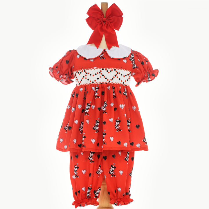 Ocean Baby Girls Classic Red Minnie Pj Sets (3M-10Yrs)