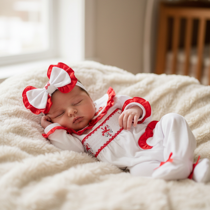 baby girl sleepsuit babygrow all in one