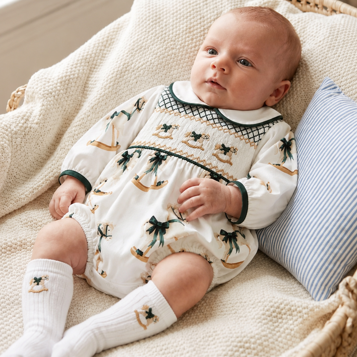 smocked baby boys outfits smocked rompers