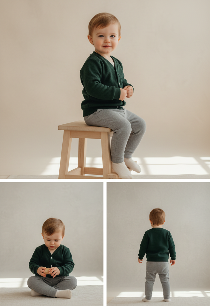 Ocean Baby Boys Cardigan Emerald (NB-4Yrs)