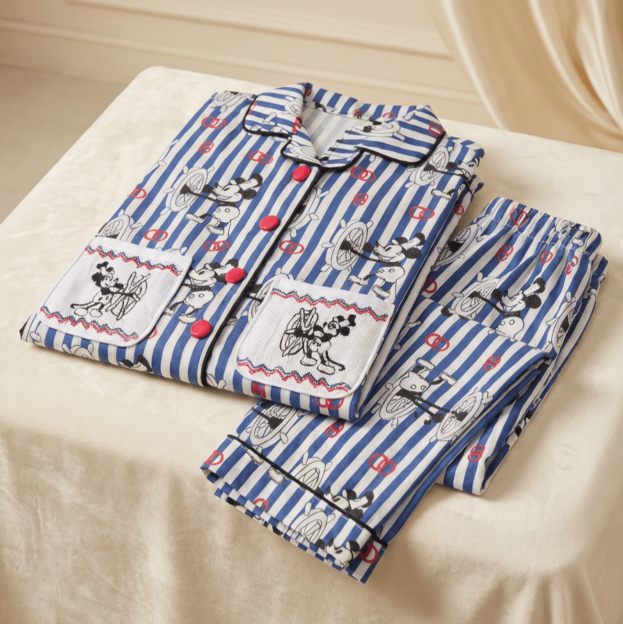 Ocean Baby Boys Mickey Smocked Pyjama Set (3M-8Yrs) Pjs