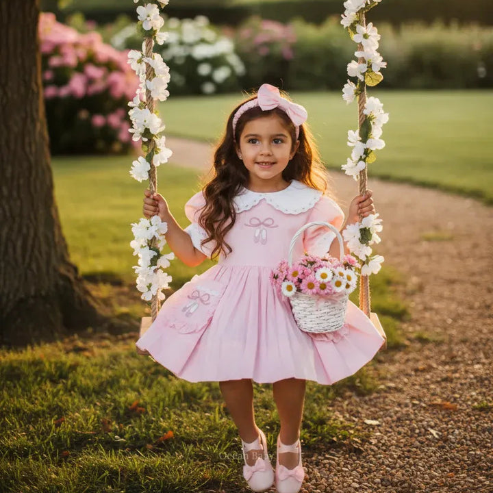 Ocean Baby 'My Little Pink Pavlova' Ballerina Petticoat Layered Dress - (NB-12Yrs)