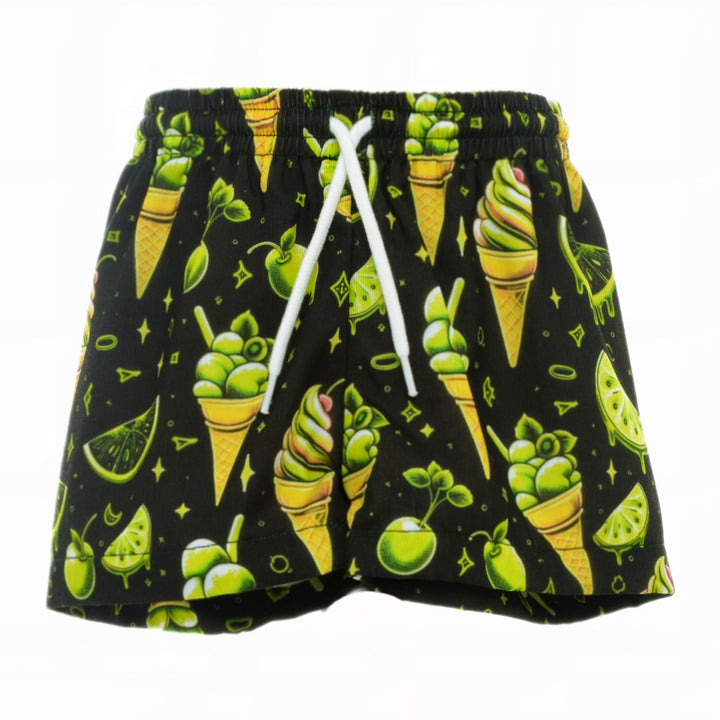 neon retro kids swimwear baby swimshorts 