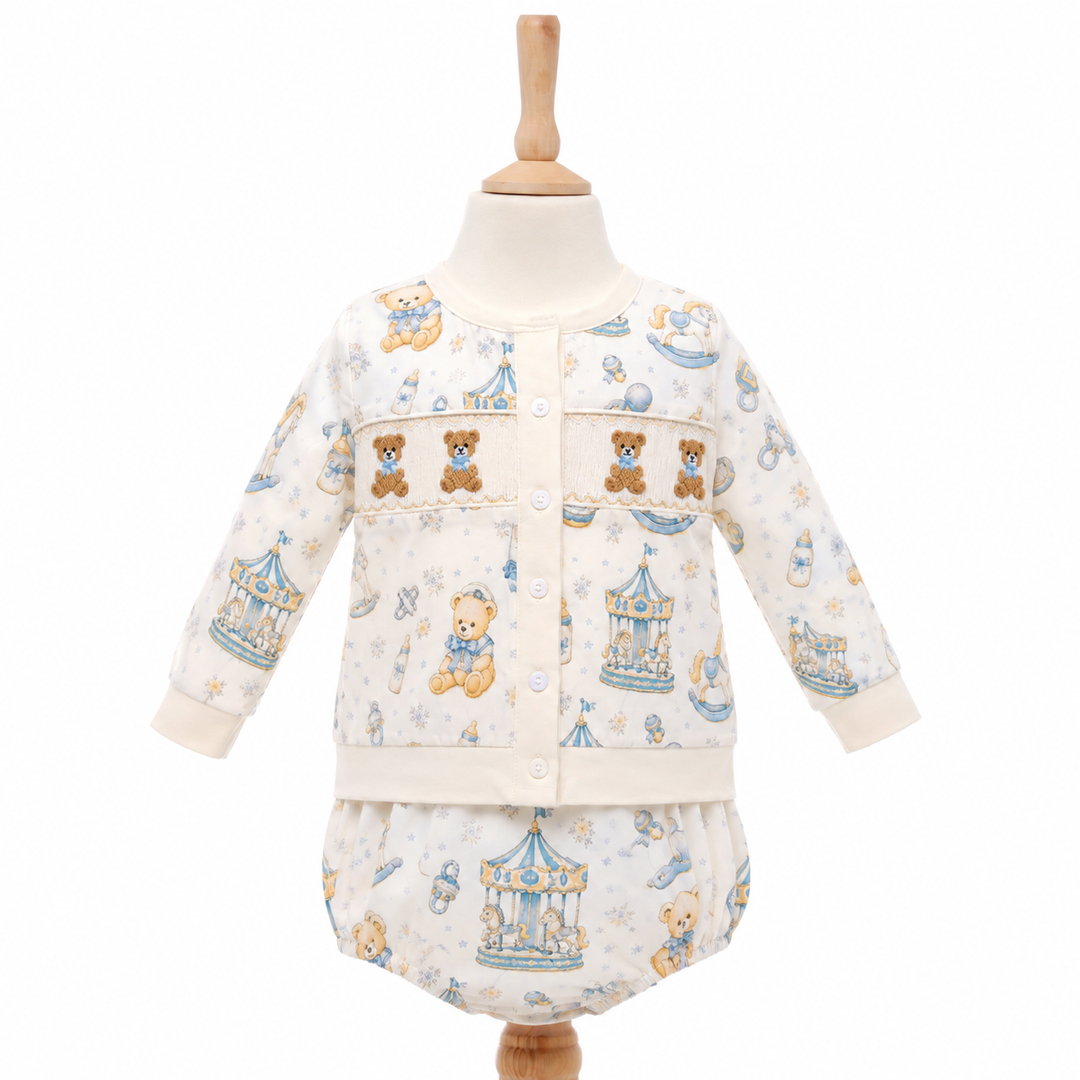 luxury boys smocked outfit perfect baby winter wear 