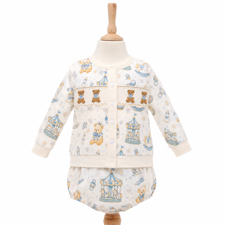 luxury boys smocked outfit perfect baby winter wear 