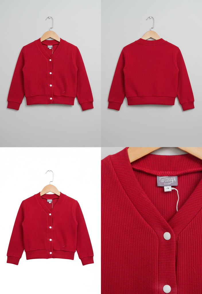 Ocean Baby Boys Cardigan Red (NB-4Yrs)