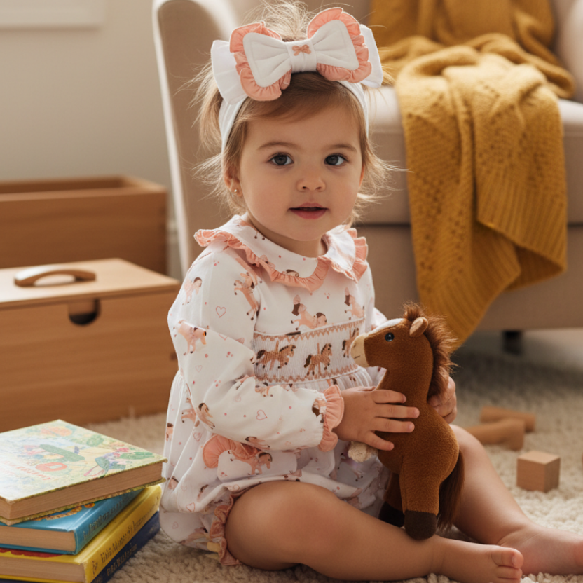 luxury little girls clothing smocked handmade clothing 