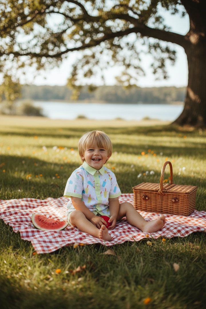 Ocean Baby Boys Ice Lolly Shirt (3M-10Yrs)