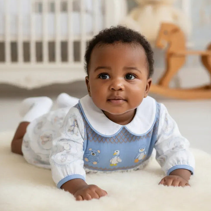 luxury smocked baby boys wear