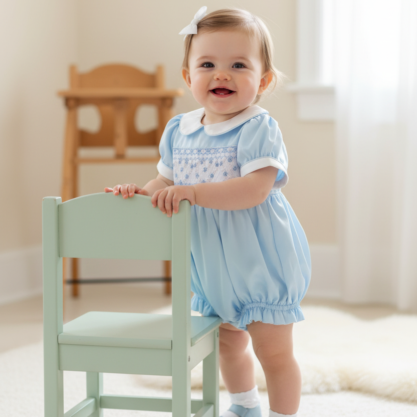 Ocean Baby Girls Topaz Lux Bubble Suit (NB-3Yrs)
