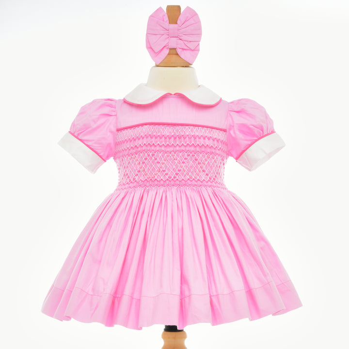 Ocean Baby Girls Barbie Sateen Smocked Petticoat Layered Dress - (NB-10Yrs)