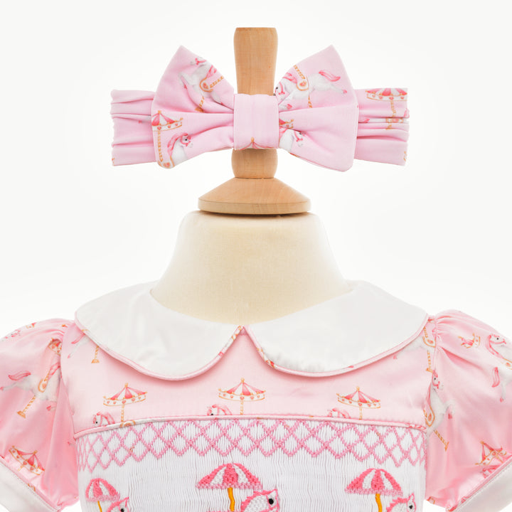 smocked girls baby dress pink smocked girls dress