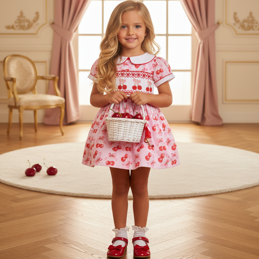 little baby girls summer cherry dress girls cherry dress