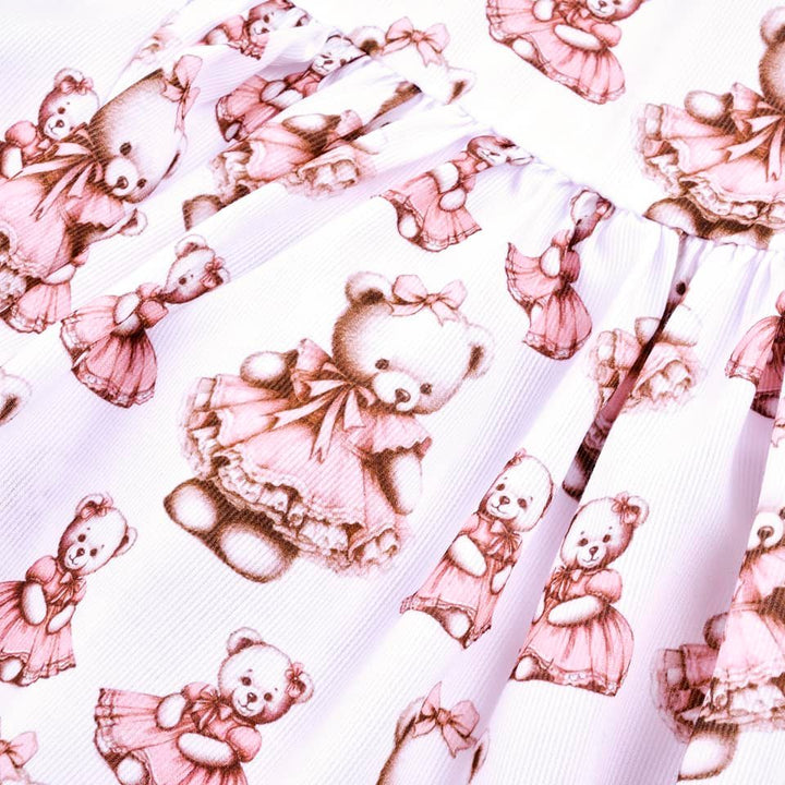 smocked baby pjs smocked teddybear