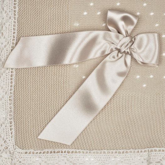 Beige Baby Blanket