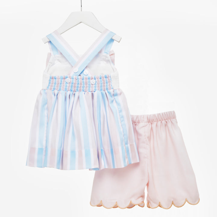 smocked girls summer sets 