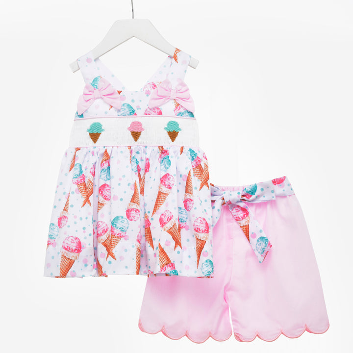 girls summer smocked sets baby smocked set 