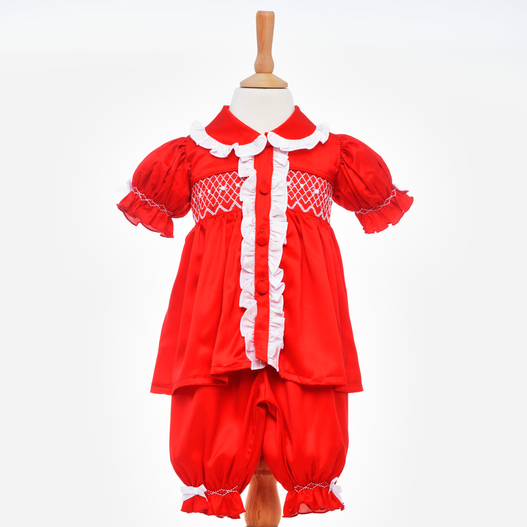 girls smocked pyjamas smocked pjs
