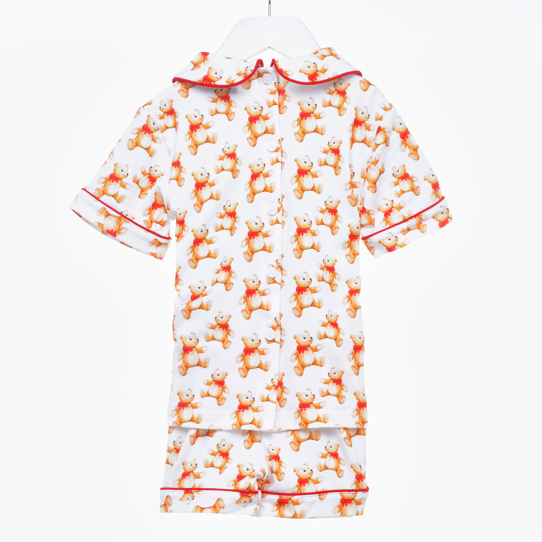 smocked teddy pyjamas smocked baby pjs
