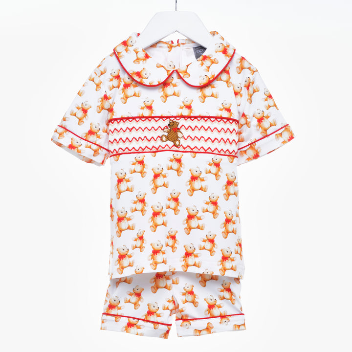 smocked baby boys pjs