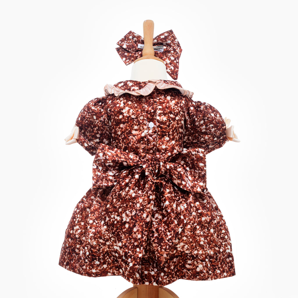 glitter smocked dress smocked baby dress
